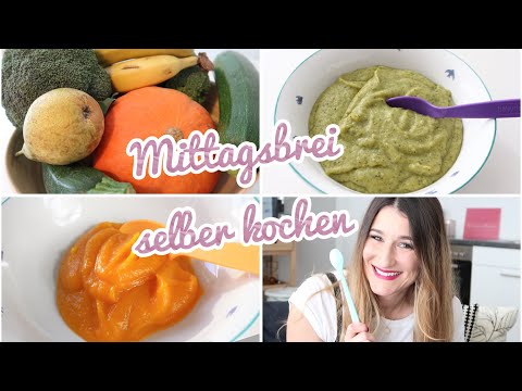 Endlich ist es soweit! Der erste Brei fürs Baby ab dem 4. Monat! Ich zeige euch das Rezept in einer . 