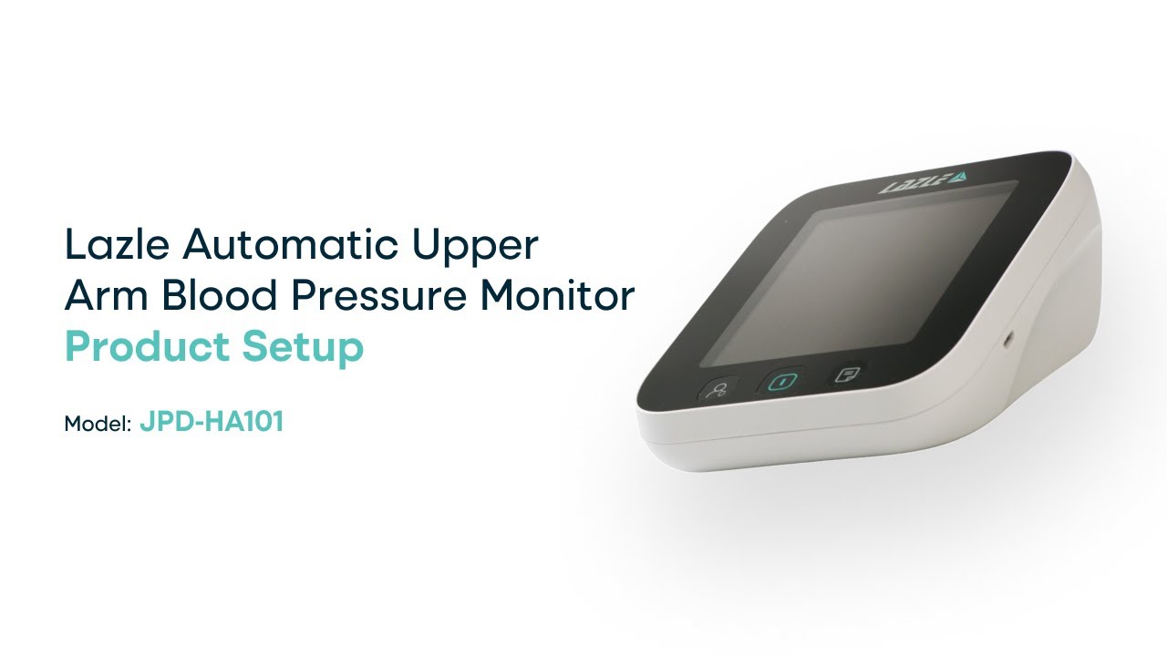 All New Lazle Blood Pressure Monitor - Automatic Upper Arm Machine & Accurate Adjustable Digital BP Cuff Kit - Largest Backlit Display - 200 Sets