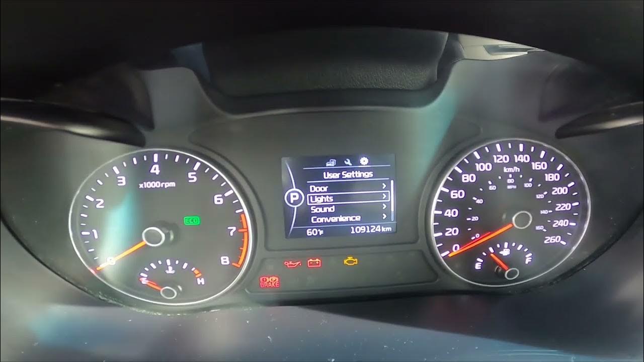 How to Set Headlamp Delay in Kia Optima II ( 2015 2019 ) Manage