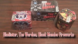 [HD] Gladiator, The Warden, Black Mamba Fireworks Review & Set Off