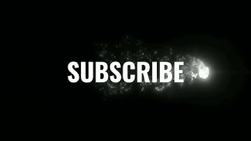 Black Screen Subscribe Button Animation for YouTube | No Copyright, Free to use, Royalty free