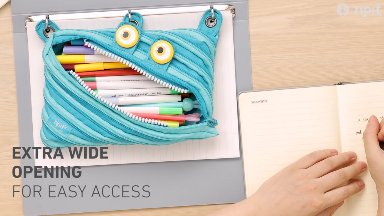 ZIPIT Wildlings 3 Ring Pencil Case