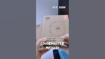 แกะกล่องพัดลมมีไฟ ARGB MF120 S3 #coolermaster #พัดลมคอมARGB #พัดลมคอม #พัดลมargb