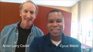 Actor Larry Cedar talks about pursuing goals in this #60SecondConversation