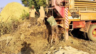 High Speed Advance Technology Borewell Machine || 140 फीट मे फूल पानी || borewell drilling