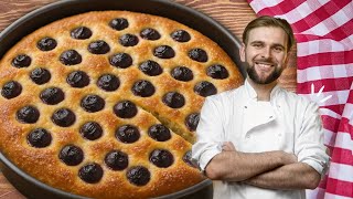 Schiacciata con l’Uva Toscana 🍇 Ricetta Facile tipico della Vendemmia | Dolce Soffice e Profumato