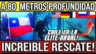Armada de Chile SALVA Submarino a 80 metros Profundidad 🇨🇱 #Chile #Valparaiso #ViñaDelMar #BioBio