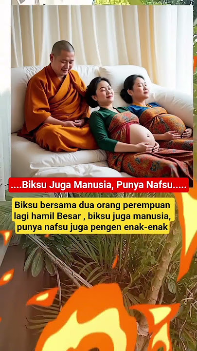 Biksu dan dua Wanita Hamil #viralvideo #biksuthailand #masukberanda