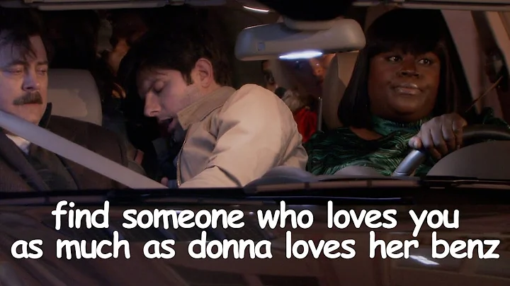 literally just donna and her mercedes benz | Parks...