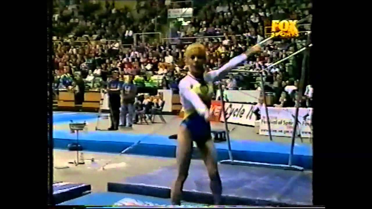 Olga Teslenko 2000 Australia vs Belarus vs Ukraine Vault All Around