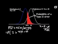 Calcul de la puissance et de la probabilit dune erreur de type ii un exemple unilatral