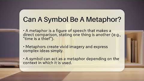 Can A Symbol Be A Metaphor? - The Prose Path