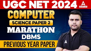 UGC NET Computer Science Previous Year Question Paper 2024 | DBMS By Vivek Sir