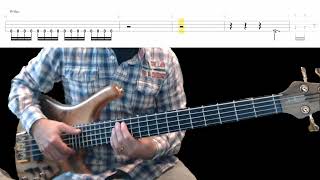 Billy Idol - Eyes Without A Face Bass Cover with Playalong Tabs in Video