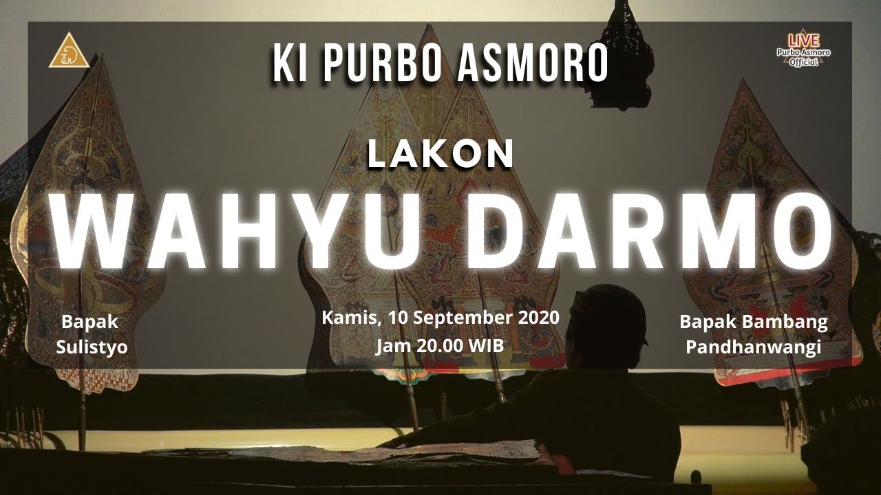 Live Stream  Wayang Kulit Lakon WAHYU DARMO || Dalang Ki Purbo Asmoro