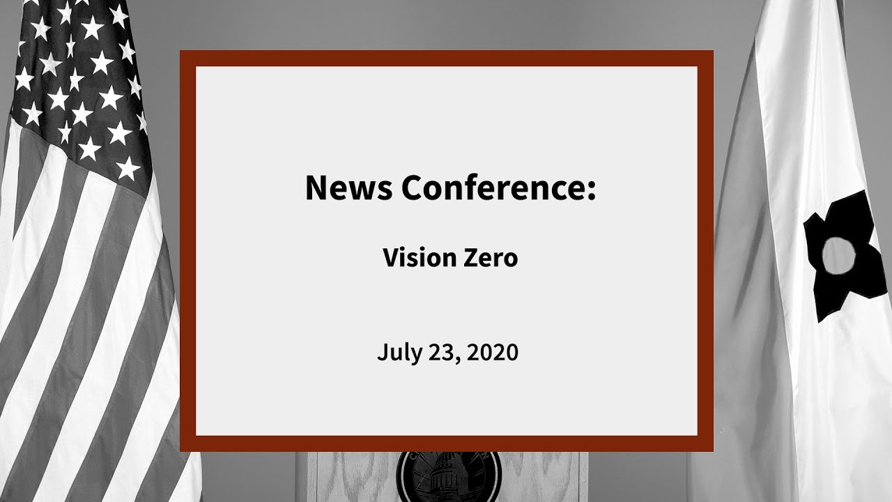 News Conference Vision Zero YouTube