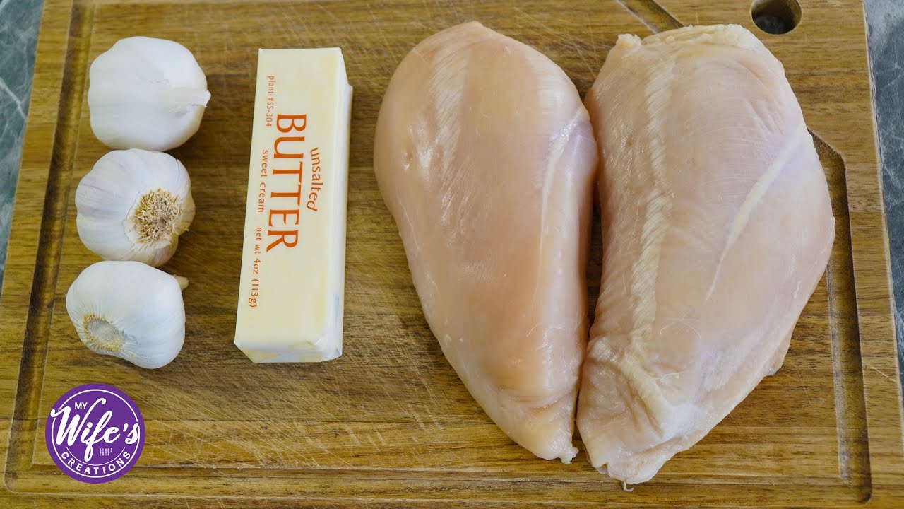 PECHUGAS CREMOSAS EN SALSA DE AJO Y MANTEQUILLA SENCILLITAS Y SUPER RICAS! - Recetas MWC
