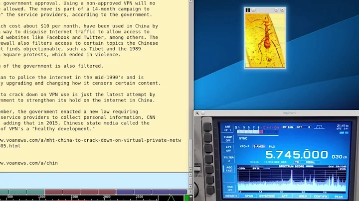 Voice Of America VOA Radiogram Jan 28 2017 on 5745Khz Shortwave radio in MFSK32 with SSTV images