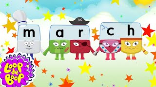 Let's spell M-ar-ch! | Learn to Spell for kids | @Alphablocks