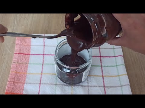 EVDE KAVANOZ VARSA 1 DAKİKADA HAZIR ❗AZ MALZEMELİ EKONOMİK EV YAPIMI NUTELLA  SÜRÜLEBİLİR ÇİKOLATA