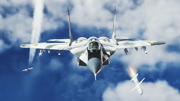 MiG-29 HARM Attack | Flying with a Full Force Feedback Joystick | DCS - FFBeast