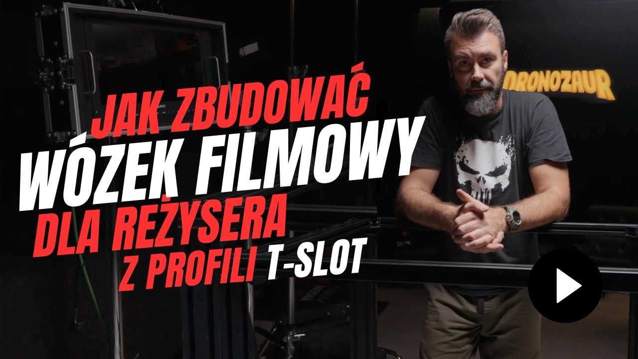 Zbudowałem profesjonalny wózek filmowy za grosze! (DIY T-Slot)