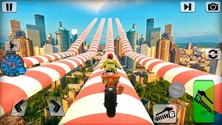 Bike Impossible Tracks Race: 3D Motorcycle Stunts Game screenshot 1