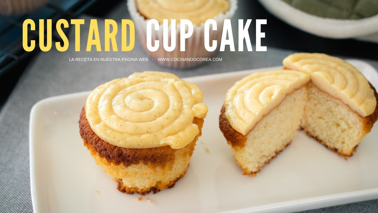 CUPCAKES DE CREMA PASTELERAㅣCustard CupCakesㅣMartes de Postre