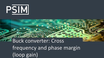 How to determine the cross frequency and phase margin (outer voltage loop of a buck converter)