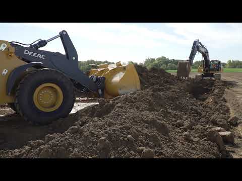 How to Backfill a Trench | John Deere Wheel Loaders