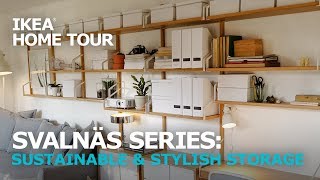 In a tiny home, the IKEA Home Tour Squad set out to create much-needed storage space in a multi-purpose living room. The Squad 