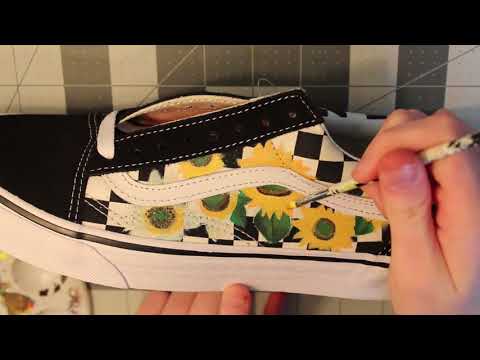 sunflower vans with checkers