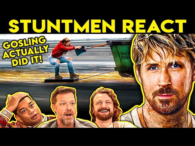 Stuntmen React to Bad u0026 Great Hollywood Stunts 43 (ft. David Leitch) class=
