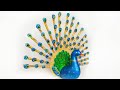 How to make Peacock|DIY|making Beautiful Peacock from newspaper|Best out of waste|by kalakar supriya