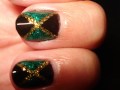 Jamaica flag nail tutorial  typikelly