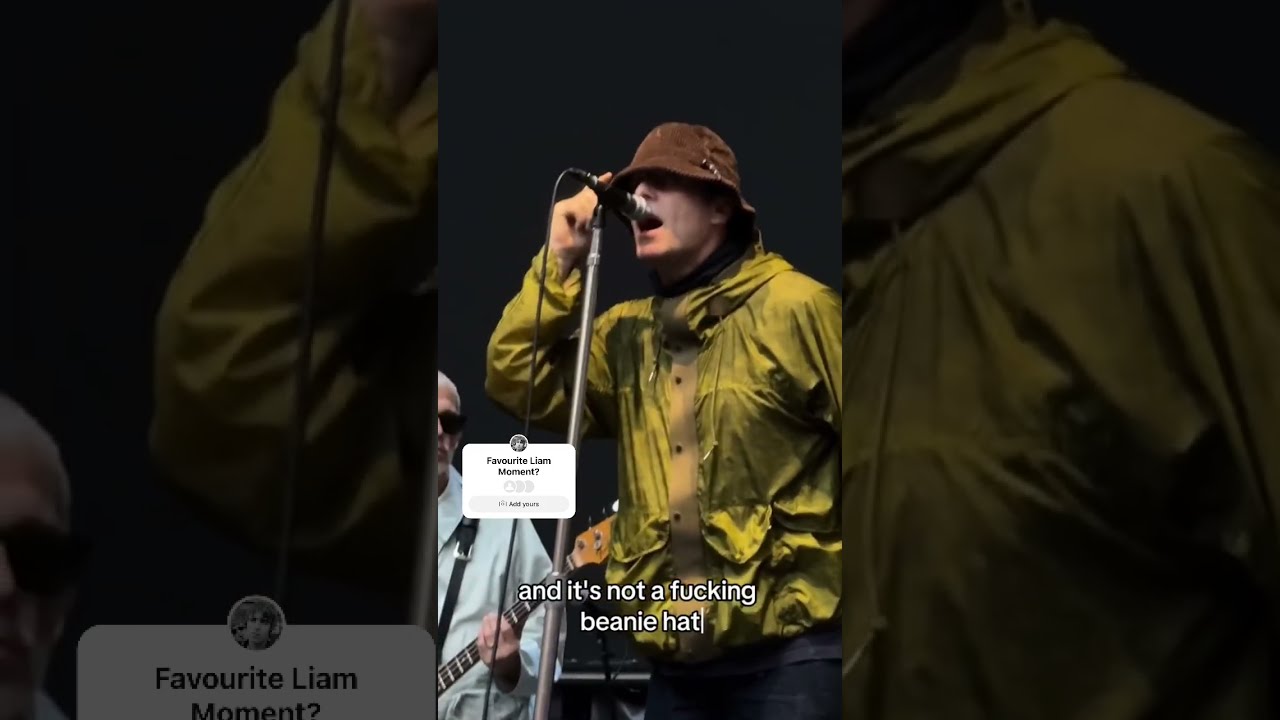 Liam Makes An Announcement At Wembley Oasis Liamgallagher Oasisreunion Oasis2025 Oasislive