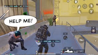 I felt very good helping this enemy 😊 Metro Royale Solo V Squad Mode Arctic Base Gameplay
