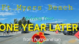 Ft Myers Beach driving Tour a little over a year after 🌀 Hurricane Ian....