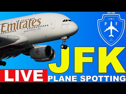JFK PLANESPOTTING LIVE FROM NEW YORK | A380, B747, B777, A350 and more