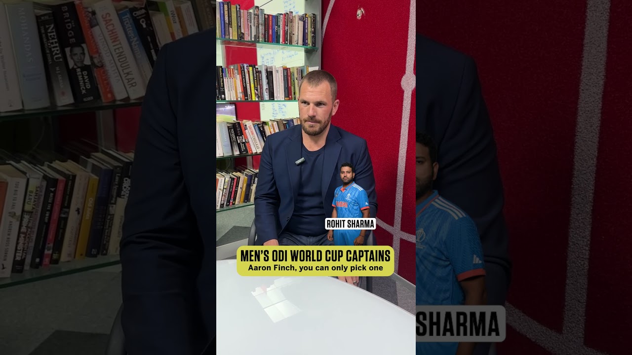 ‘Oooo, that’s a good one’ – Aaron Finch picks his World Cup 2023 captains #worldcup2023 #shorts