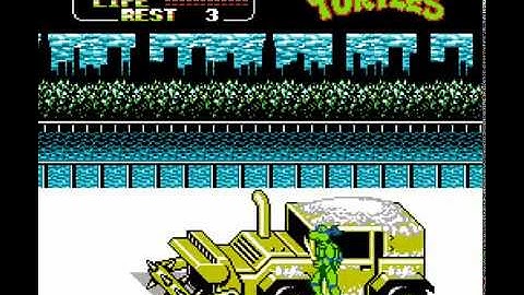 Teenage Mutant Ninja Turtles II The Arcade Game (NES) Full Longplay