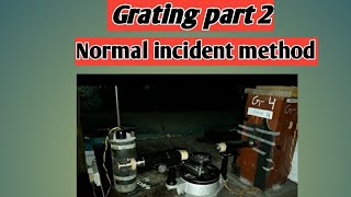 Grating part 2( normal incident method)with observation table