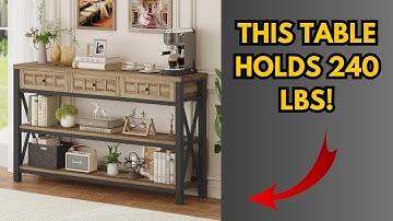 Upgrade Your Entryway with This Stunning Industrial Console Table | FATORRI Review