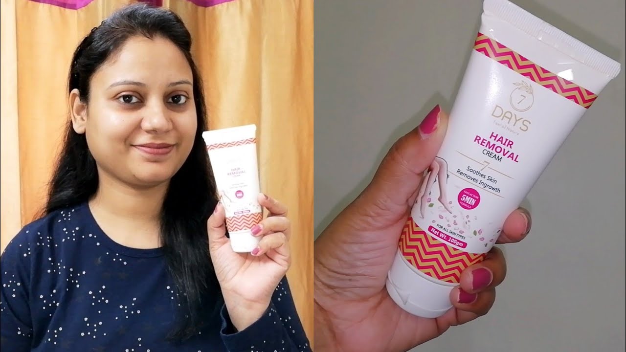 Remove Unwanted Hair Just in 5min with 7Days Hair Removal Cream YouTube
