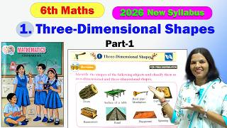 6th Maths | Three-Dimensional Shapes | Lesson -1 | Maharashtra Board | Part-1 new syllabus