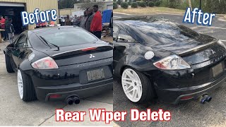 Rear Wiper Delete on 4g Eclipse