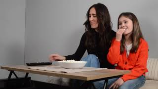 📺 🍿 Una peli en familia 🤎  Mesa de centro elevable #baixmoduls #mesas