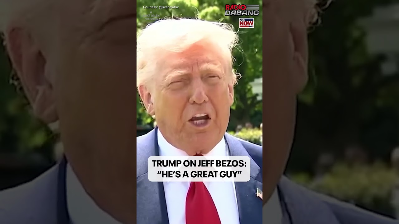 Trump on Jeff Bezos, Hes a Great Guy 