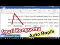 Cara Memperbaiki Spasi Renggang di Word Saat Rata Kanan Kiri (Justify)