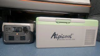 Ecoflow River 2 Max Running Alpicool Fridge